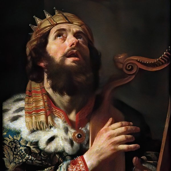 King David by Gerrit van Honthorst